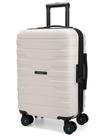 Bagagem: BAGSMART Carry On, 20 polegadas, 35 L, 100% PC, capa rígida, branca Bagagem: BAGSMART Carry On, 20 polegadas, 35 L, 100% PC, capa rígida, branca