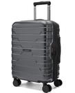 Bagagem de mão BAGSMART de 20 polegadas 35L com fechadura TSA, cinza Bagagem de mão BAGSMART de 20 polegadas 35L com fechadura TSA, cinza