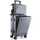 Bagagem de Mão TRAVELARIM 22" Cinza com Bolsa de Cosméticos