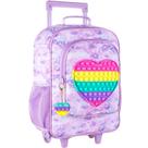 Bagagem infantil gxtvo Cute Love Rolling Carry on para meninas