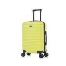 Bagagem InUSA DEEP de 20 polegadas Carry On Hardside Green com alça de gel