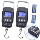Bagagem portátil Fish Scale KABUDA, peso 50 kg com fita adesiva, pacote com 2