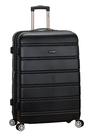 Bagagem Rockland Melbourne Hardside Expansível 28" Preta