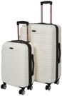 Bagagem Rockland Melbourne Hardside Expansível Spinner Branca