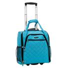 Bagagem Rockland Melrose Underseater de mão turquesa de 15 polegadas