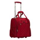 Bagagem Rockland Melrose Wheeled Underseater vermelha de 15 polegadas
