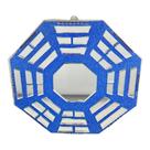 Baguá Feng Shui de Vidro Espelhado Azulado Octogonal 16 cm