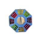 Baguá Feng Shui Vidro Colorido Azulado Octogonal 16 cm Baguá Feng Shui Vidro Colorido Azulado Octogonal 16 cm