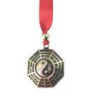 Baguá Feng Shui Yin Yang Porta 13 cm em Metal Niquel Sorte Baguá Feng Shui Yin Yang Porta 13 cm em Metal Niquel Sorte