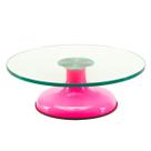 Bailarina De Vidro Giratória Profissional 30cm Rolamento Duplo