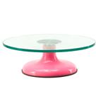 Bailarina Giratória em Vidro Rosa - Rolamento Duplo Original