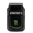 Bainha Porta Celular Monster Universal em Couro Legítimo Atrevidu's Country Rústica