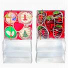 Bakery Boxes SL Shepack, pacote com 50 unidades transparentes, 12,7 x 12,7 x 5 cm para 4 mini bolos