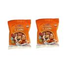 Bala Caramelo De Leite Mastigável Diet Com 2 Pacotes 100g cada