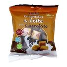 Bala Caramelo Diet Leite com Chocolate Hué 100g Bala Caramelo Diet Leite com Chocolate Hué 100g