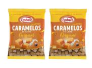 Bala Caramelos de Leite Embaré C/ 100u 660g - 2 Pacotes