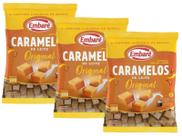 Bala Caramelos de Leite Embaré C/ 100u 660g - 3 Pacotes