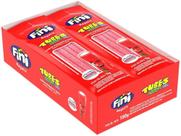 Bala de Gelatina Fini Tubes Azedinhos - Morango Cítrico Recheio de Nata 15g Pacote