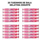 Bala De Gelatina Yogurte100 Snack Morango E Creme Sem Glúten