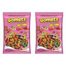 Bala de Goma de Minhoca Sabor Frutas Sortidas Kit 2 Un 700g