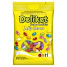 Bala de Goma Deliket Jelly Beans Sortida - 150g
