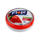 Bala de Morango Sem Açúcar Flopi Florestal 40g