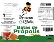Bala de Própolis com Mel - 10 unidades