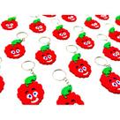 Bala Fini Framboesa 10un Chaveiro Mimo Frutas Tema Frutinha Novidade
