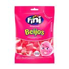 Bala Fini Gelatina Beijo de Morango 80g - Embalagem com 12 Unidades