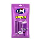Bala Fini Regaliz Tubes Uva Brilho 80g - Embalagem 12 Unidades