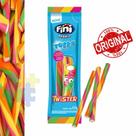 Bala Fini Twister Tubes Azedinhos Sabor Frutas Silvestres e Nata Regaliz Tubos Ácidos Goma Cítrico 8