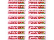 Bala Fruittella Morango com Vitamina C e Suco de - Frutas 640g Stick 16 Unidades