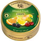 Bala Frutas Mistas sem Açúcar Cavendish e Harvey 170g