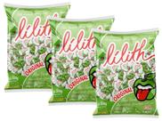 Bala Mastigável Lilith Maçã Verde Cory 500g - 3 Pacotes
