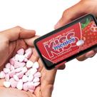 Bala Mentos Kiss Morango Dispenser - Pack 9 Unidades 17,5g
