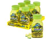 Bala Mentos Kiss Sour Limão sem Açúcar 38,5g Display com 6 Potes