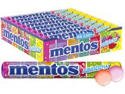 Bala Mentos Rainbow 37,5g Display com 16 Sticks