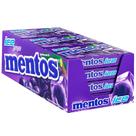 Bala Mentos Slim Grape com 12 unidades de 24gr