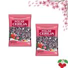 Bala Polar Sabor Cereja e Mentol Refrescante Kit com 1,2kg