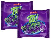 Bala Recheada Tribala Uva 500g - 2 Pacotes