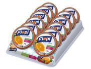 Bala Sem Açúcar Flopi Laranja Lata 40g C/ 12unid