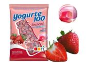 Bala Yogurte 100 Recheada Morango 600g