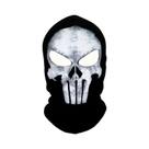 Balaclava De Rosto Inteiro 100% Algodão Com Estampa De Caveira, Máscara Para Ciclismo E Esqui, Gorro