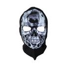 Balaclava De Rosto Inteiro 100% Algodão Com Estampa De Caveira, Máscara Para Ciclismo E Esqui, Gorro