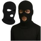 Balaclava Touca Ninja de Lã Térmica Quentinha Para Motoqueiros e Profissionais Táticos (3 Aberturas)