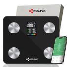 Balança Bioimpedância Digital Aolink A410B Preta Até 180kg