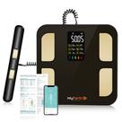 Balança Bioimpedância Smart Display VA 8 Sensores WF05 Balança Digital Corporal Banheiro Fitdays