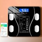 Balança Corporal Bioimpedância Digital Banheiro Profissional Cor Preto Voltagem Pilha