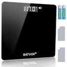 Balança Corporal Digital BATVOX Wide - Capacidade 180kg - Preta