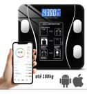 Balança Corporal Digital Bioimpedância 180g Smart App Bluethooh IMC Profissional Preto 3v